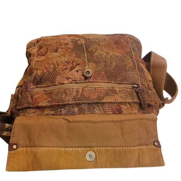 Fossil Brown and Tan Messenger Bag with Adjustable Strap - Picture 15 of 15